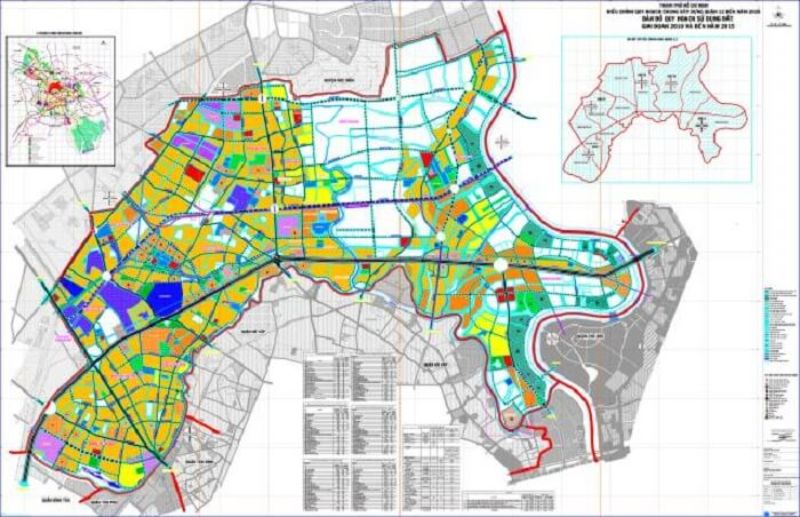 Bản đồ 1/500 giúp xác định định hướng giao thông và hạ tầng khu đô thị