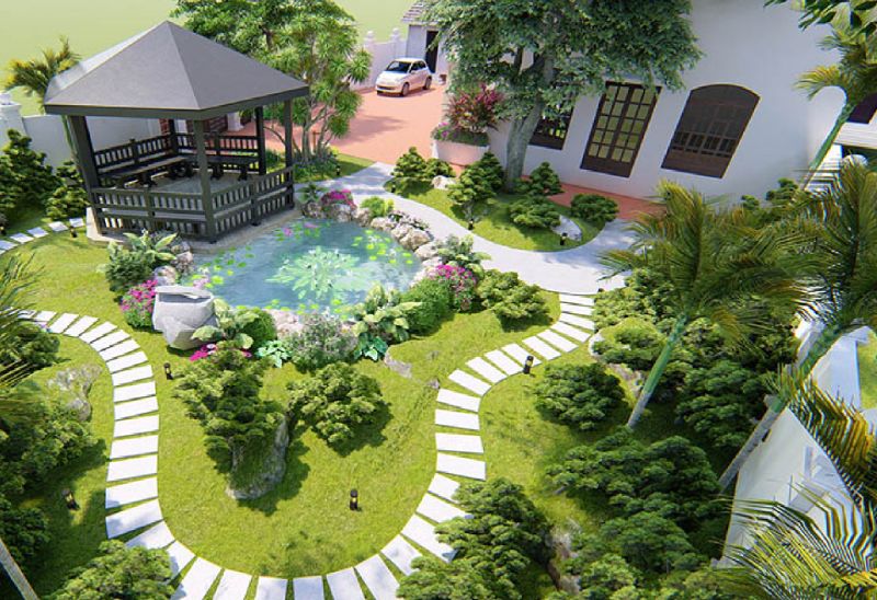 Biệt thự sân vườn là loại hình nhà ở được xây dựng trên khu đất rộng lớn