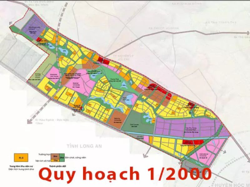 Quy hoạch 1/2000 thường được thực hiện bởi cơ sở địa phương