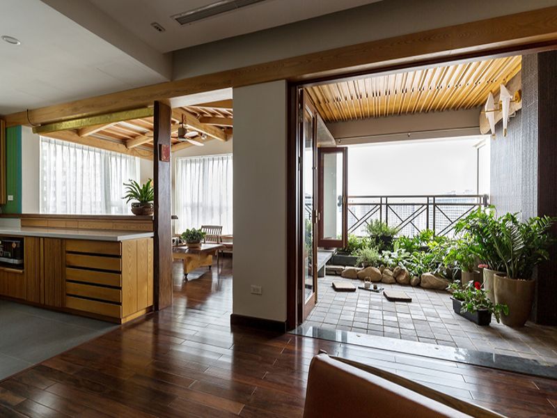 Căn hộ chung cư phong cách Nhật gần gũi với tự nhiên