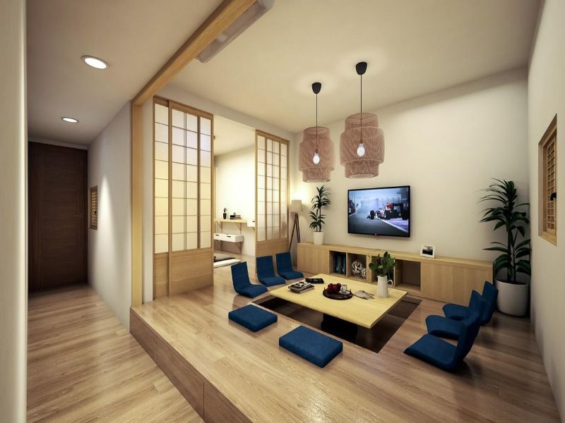 Phong cách thiết kế Nhật Bản được áp dụng trong nhiều căn hộ tại Việt Nam