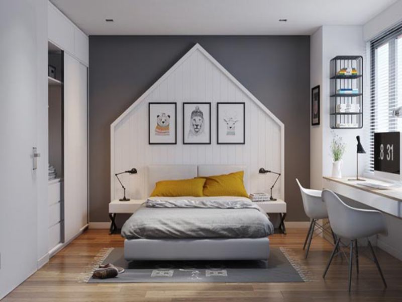 Phòng ngủ hướng đến sự tối giản, đề cao tính riêng tư