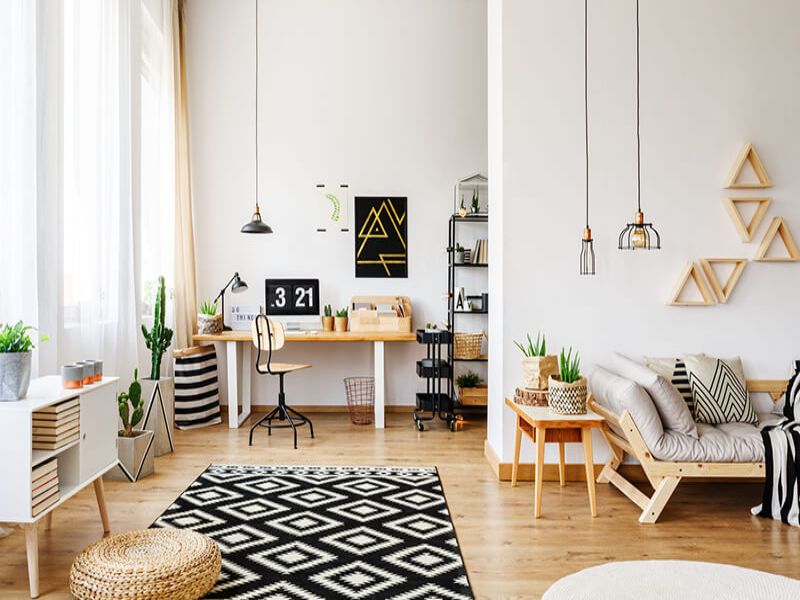 Sàn gỗ rất được ưa chuộng trong thiết kế nội thất phong cách Scandinavian