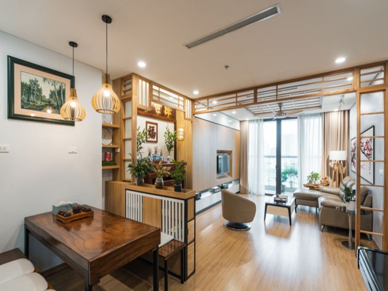 Thiết kế căn hộ hiện đại phong cách Nhật Bản