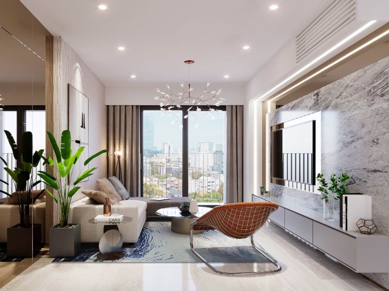 Thiết kế chung cư hiện đại phong cách Singapore