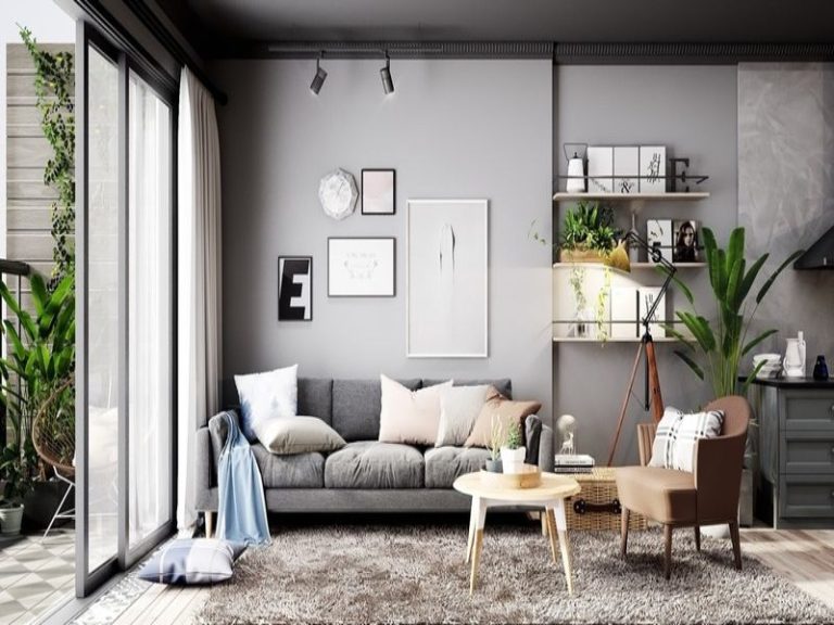 Thiết kế chung cư theo phong cách vintage đơn giản, tinh tế