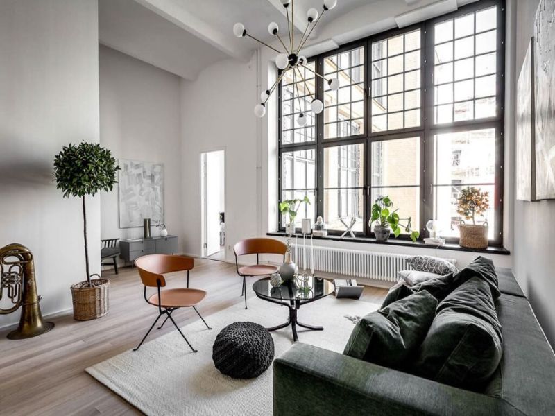 Phong cách Scandinavia cho phòng khách chung cư đẹp 70m2