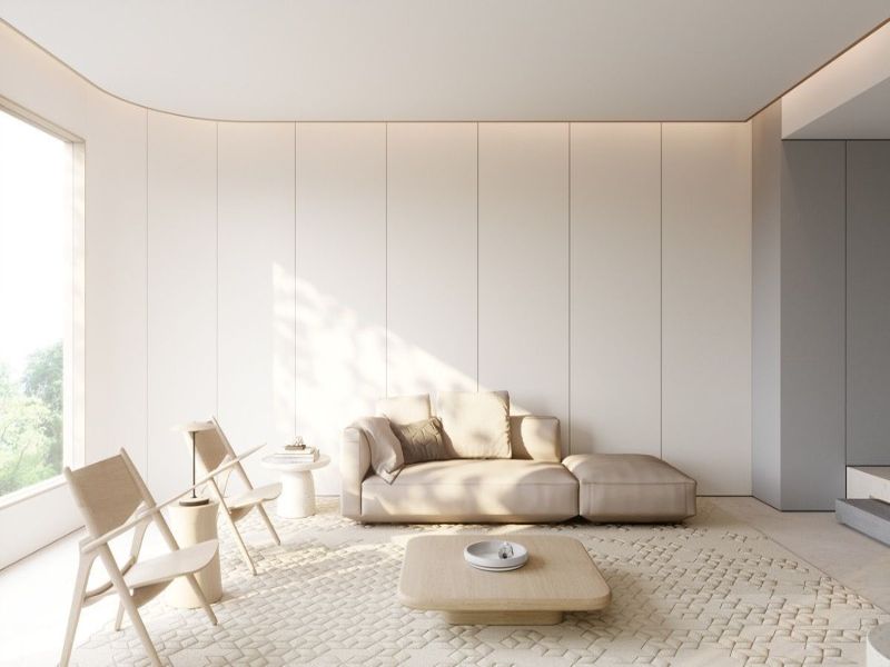 Thiết kế chung cư tối giản tập trung vào các chi tiết nội thất nhỏ gọn