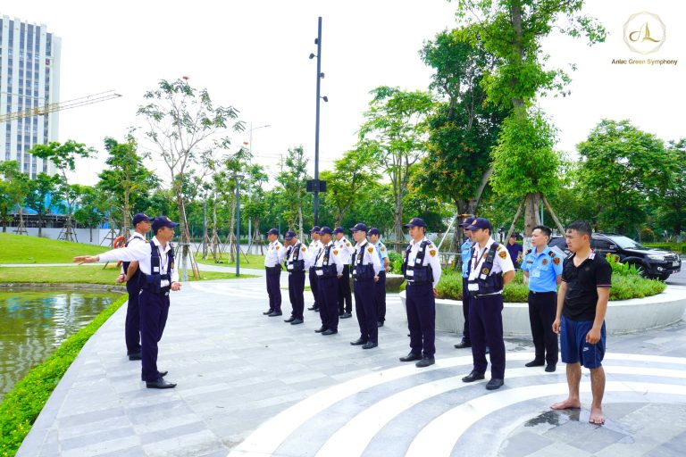 Diễn tập cứu hộ, cứu nạn, phòng chống đuối nước tại KĐT Anlac Green Symphony